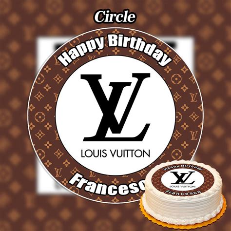 louis vuitton edible image.